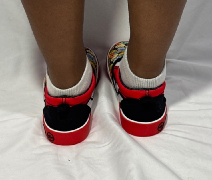 Pokemon Vans Style Slip On Shoes 6M/8W