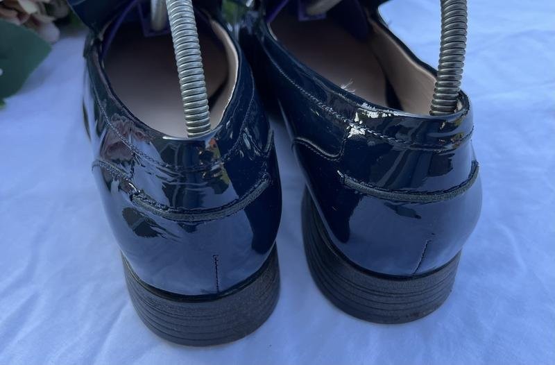 womens clarks loafers navy leather 39