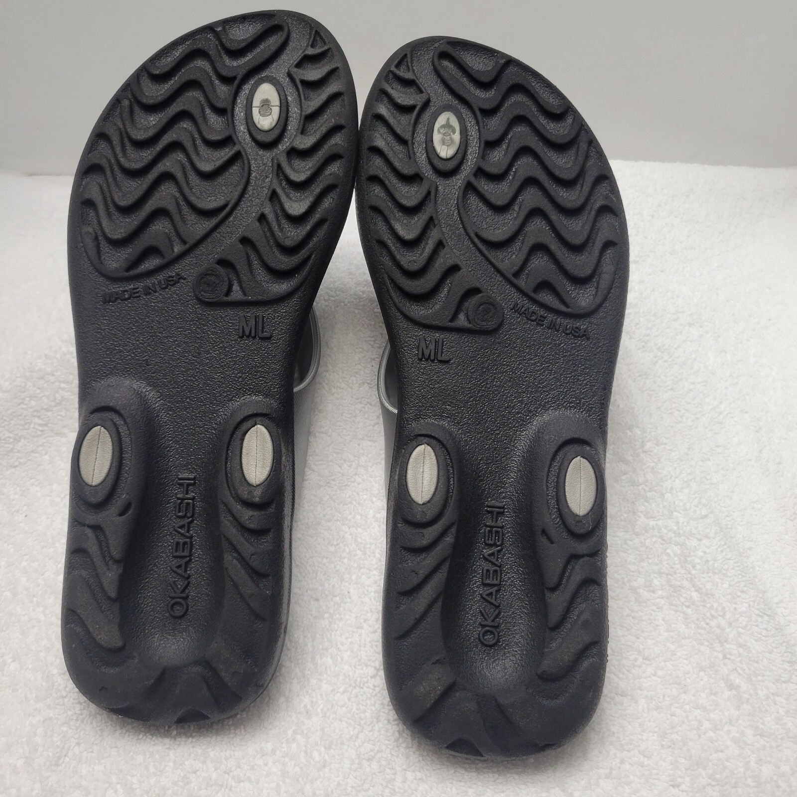 Okabashi Flip Flops Womens M/L Comfort Slip Ons