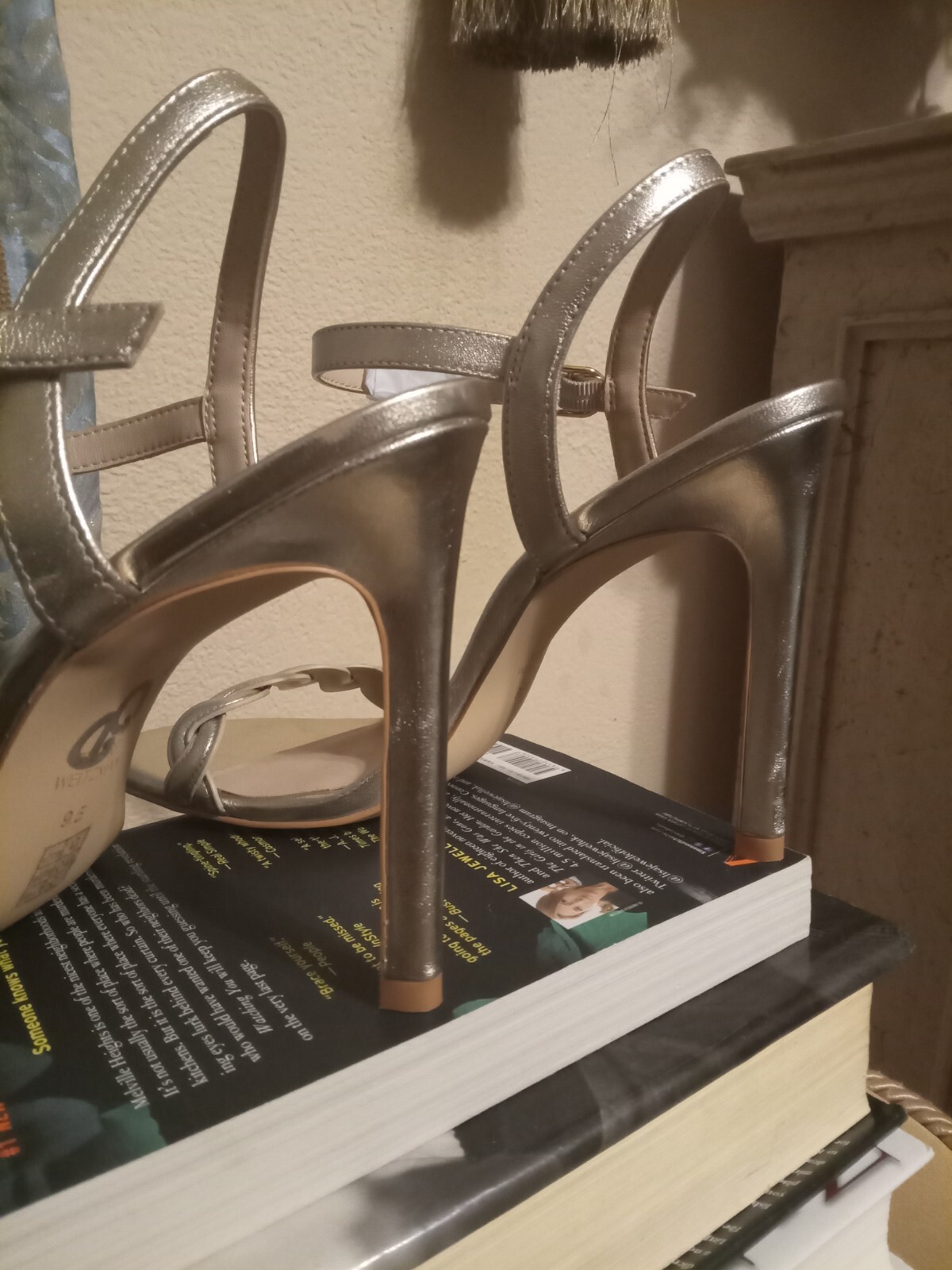 Stuart Weitzman Twistie Sandal Leather Ankle Strap High Heels Size 9.5 $295
