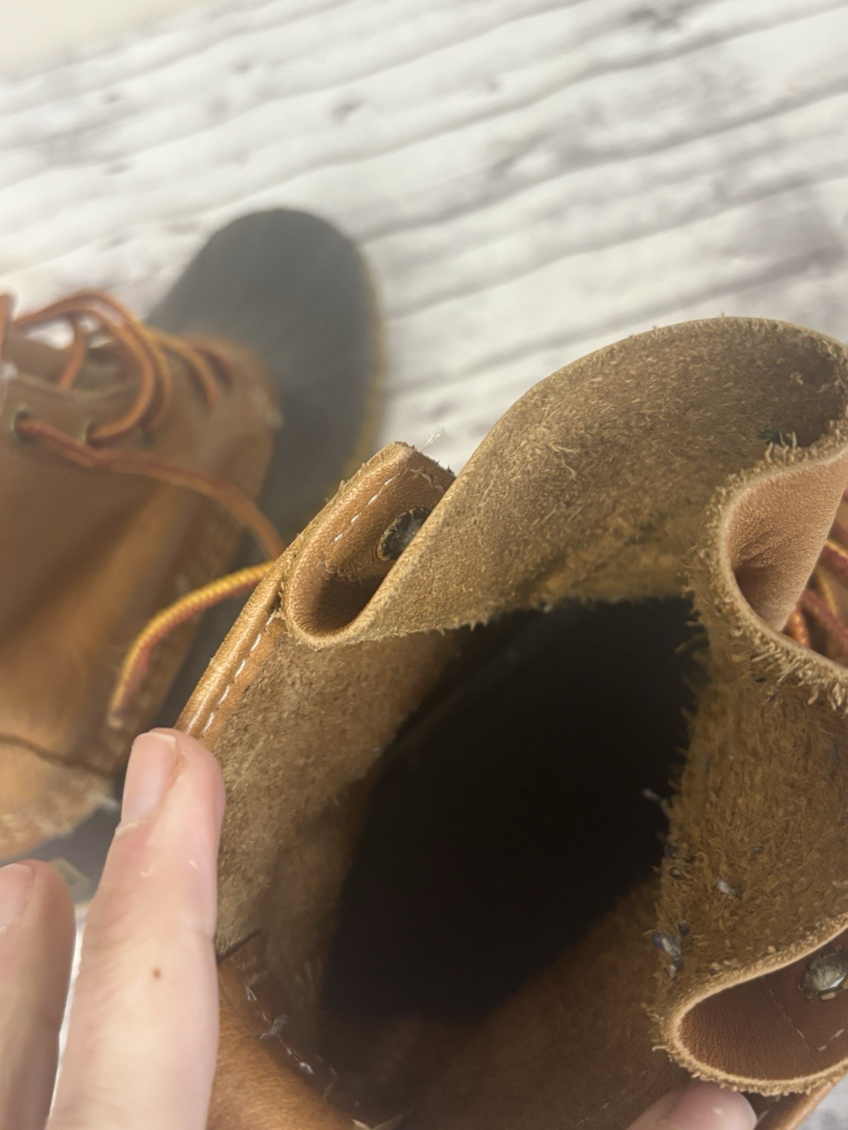 L.L. Bean Classic Bean Boot Women’s Size 8/8.5 Brown Maine Worn In