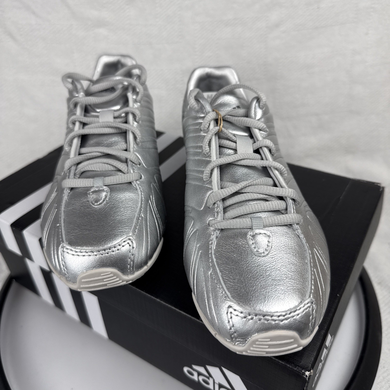 adidas Ghost Sprint Silver Metallic Womens Size 6 New in Box Rare Streetwear