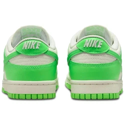 Nike Women Dunk Low Shoes Sneakers HV0842-133 Sail Green Strike White size 9