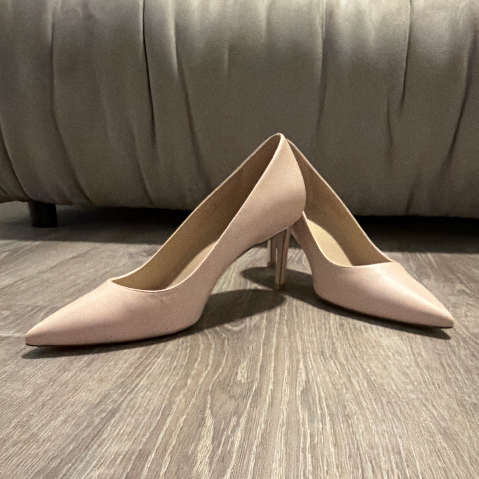 Stuart Weitzman Pink Leather Pointed Toe Stiletto Pump Heels Women’s 7.5