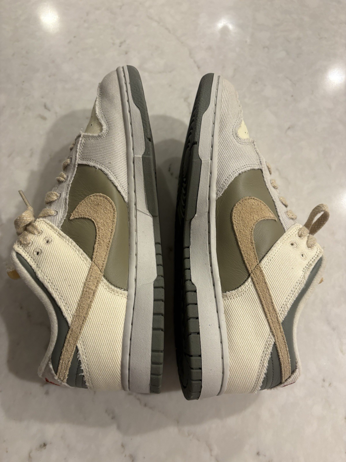 Nike Dunk Low Light Bone Dark Stucco Low Top Women’s Canvas Sneakers