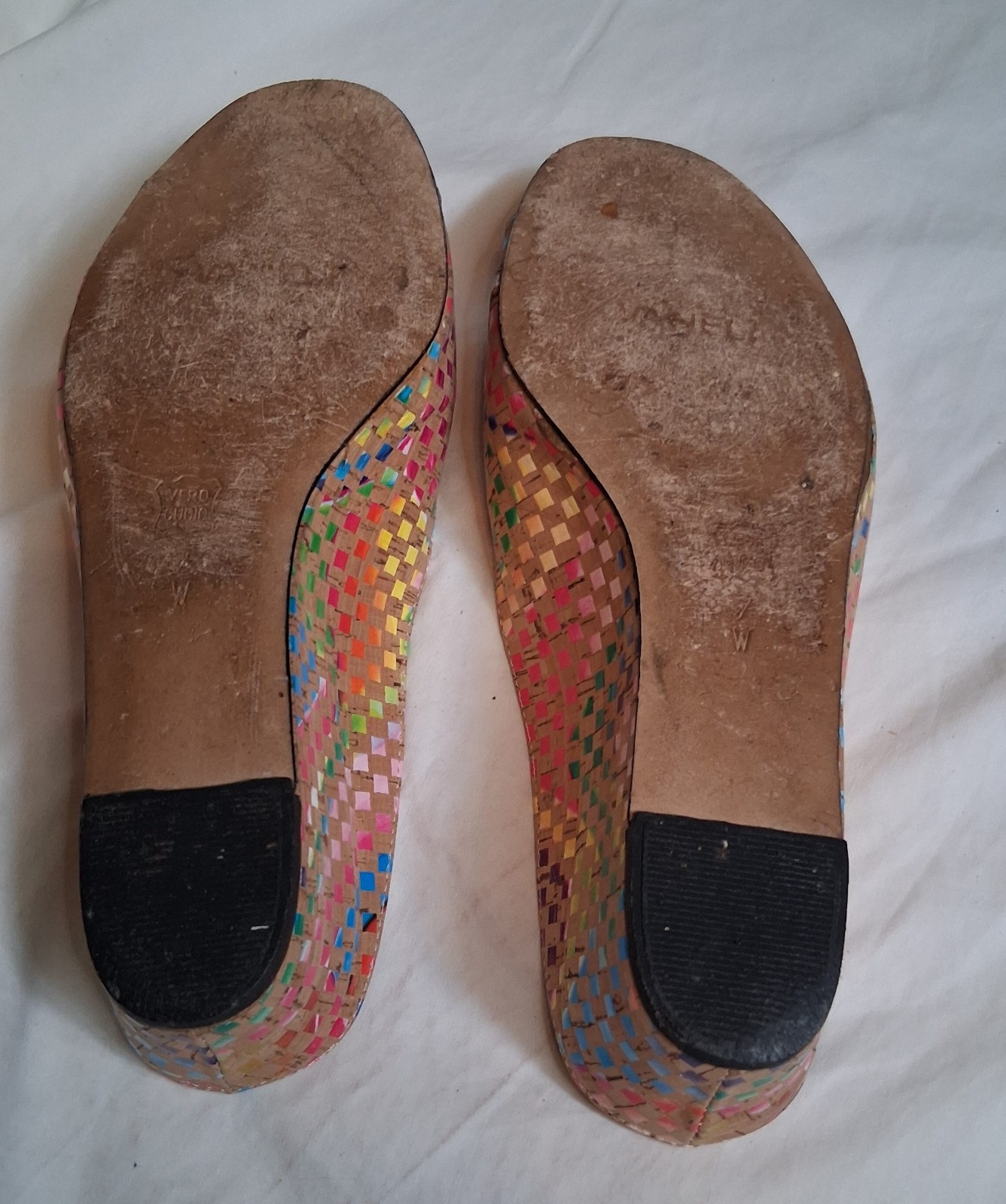 Vaneli Women’s Multicolor Cork Slide-on Sandal (7W)