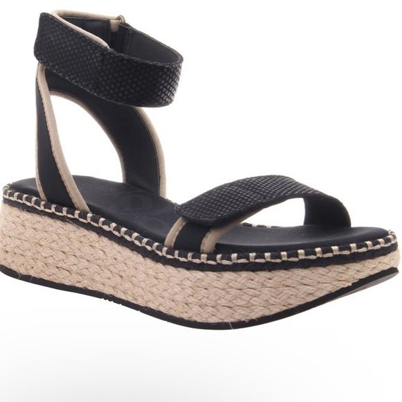 OTBT Reflector espadrilles Women’s Black vacations beach casual office Y2K 11M