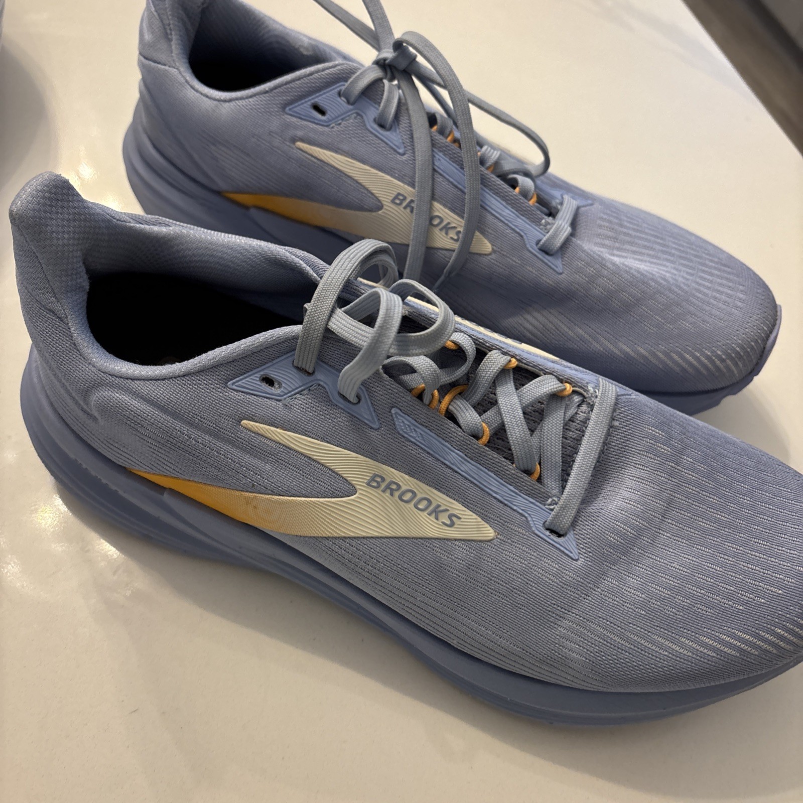 Brooks Revel 8 Women’s Road Running Shoes Blue Heron/orange Size 9.5