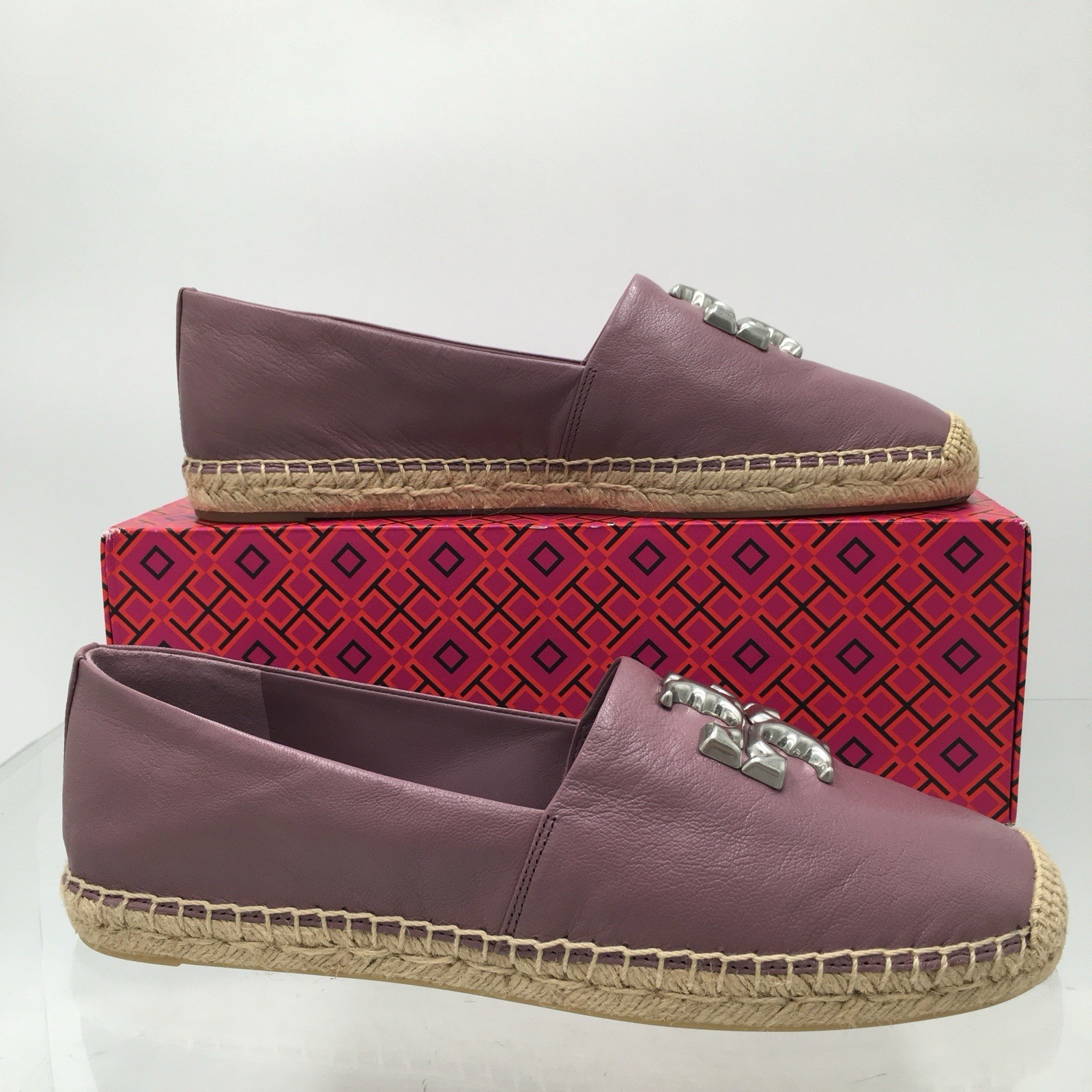 TORY BURCH – ELEANOR – Cipria- Goat Leather Women’s Espadrille Size 5 M