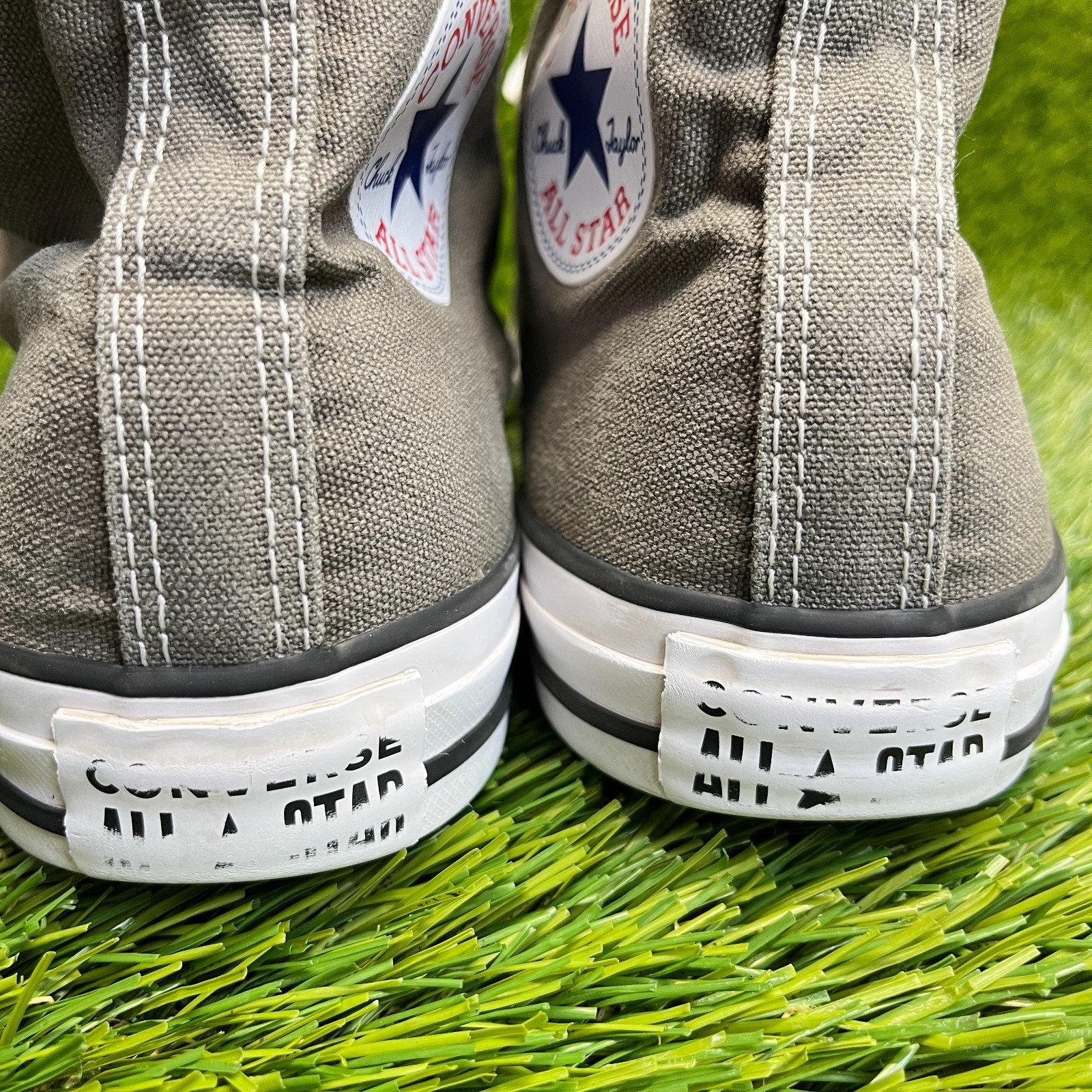 Converse Chuck Taylor All Star Hi Womens Size 8 Gray Athletic Shoes Sneakers