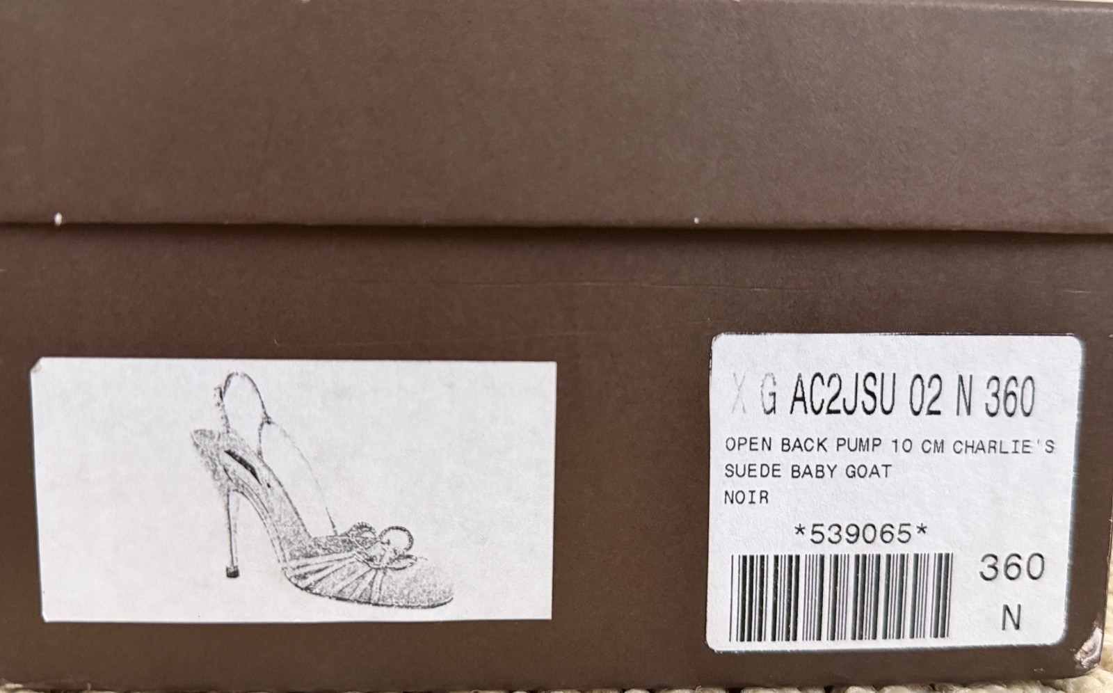 Louis Vuitton Monogram Flower Logo Crystal Black Suede Slingback Pumps 36 $1695