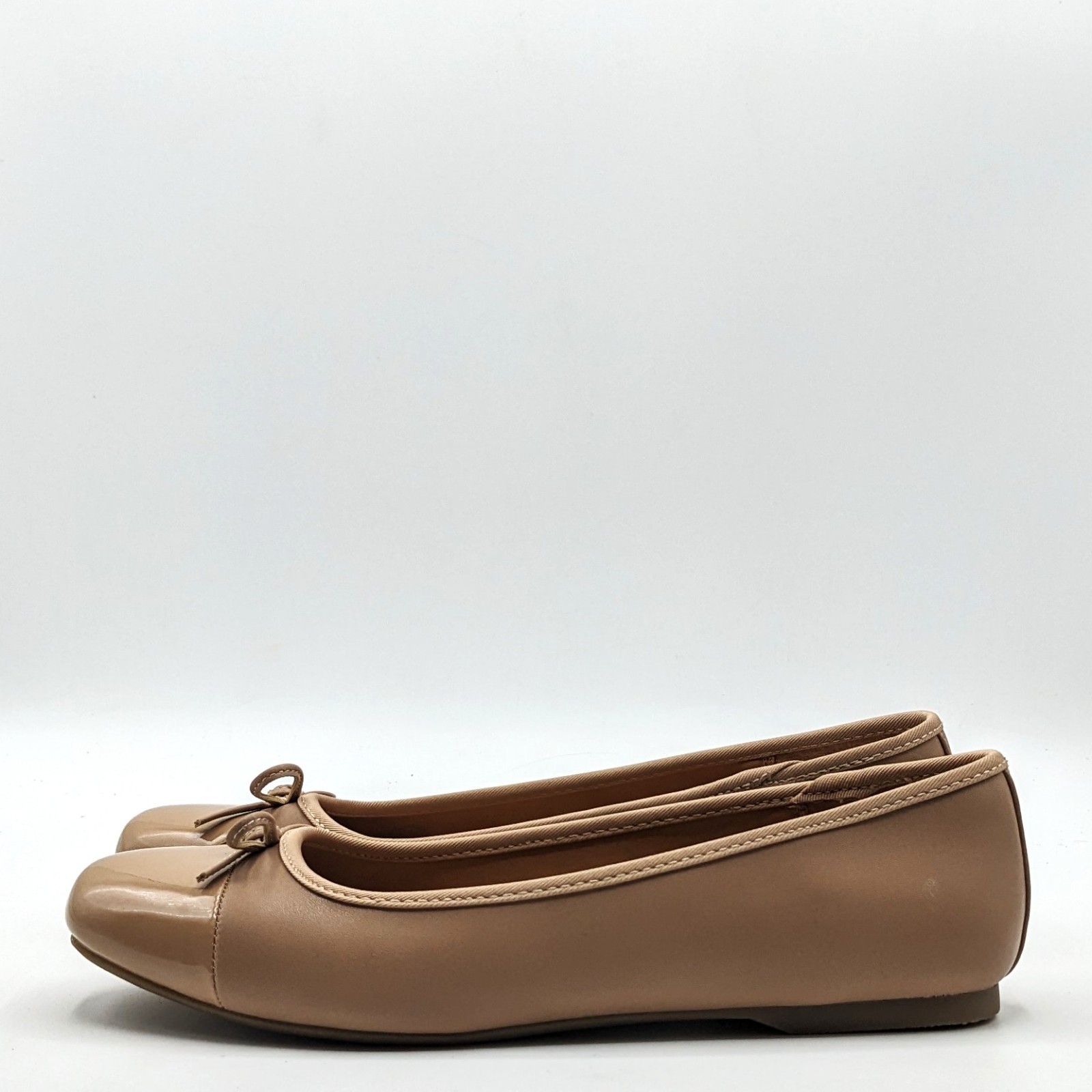 dv by Dolce Vita “Moxy” Classic Office Shoe Cushioned Ballet Flat (Café) NEW