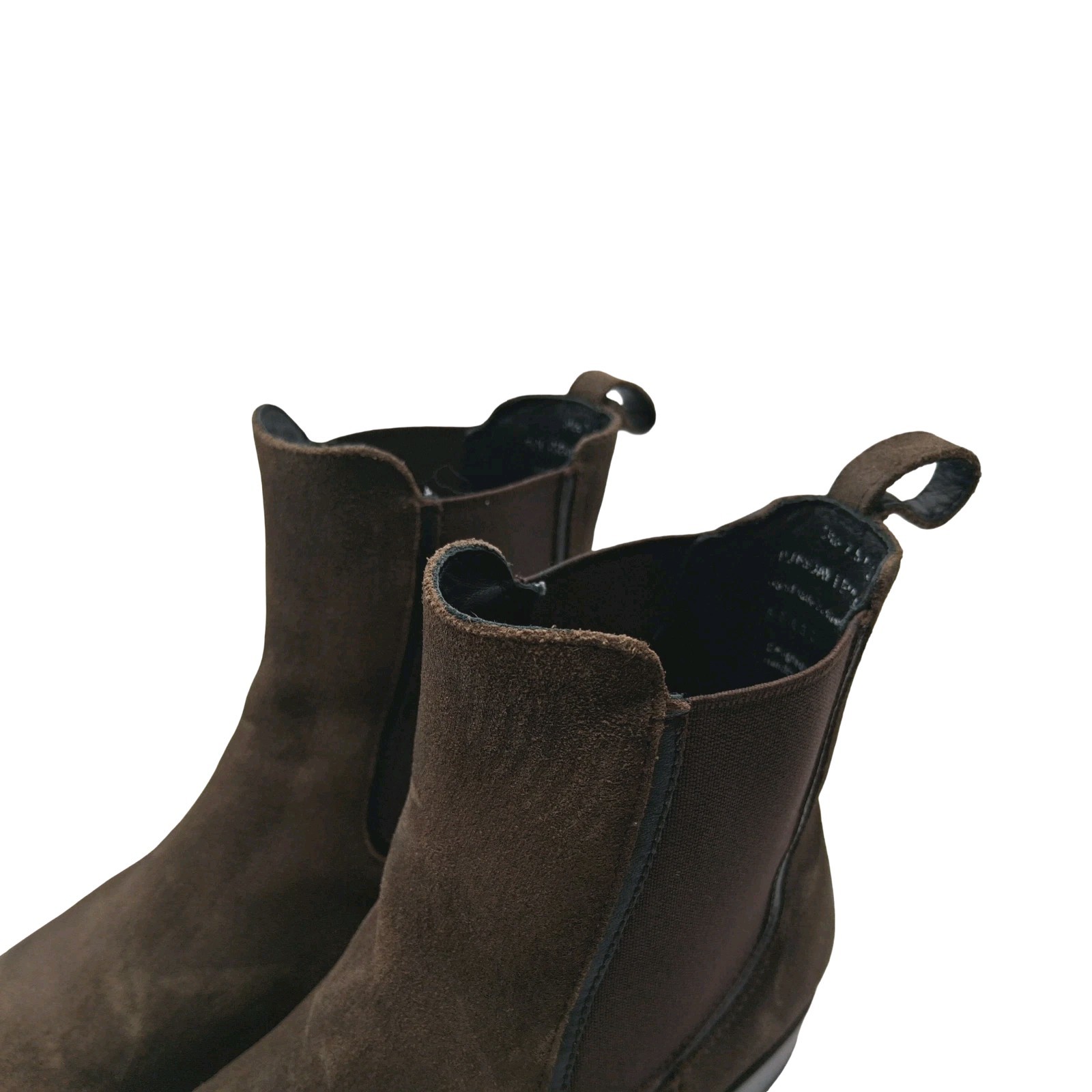 Thursday Boot Co Chelsea Boots Womens Size 7.5 Brown Suede Pull On Ankle Casual