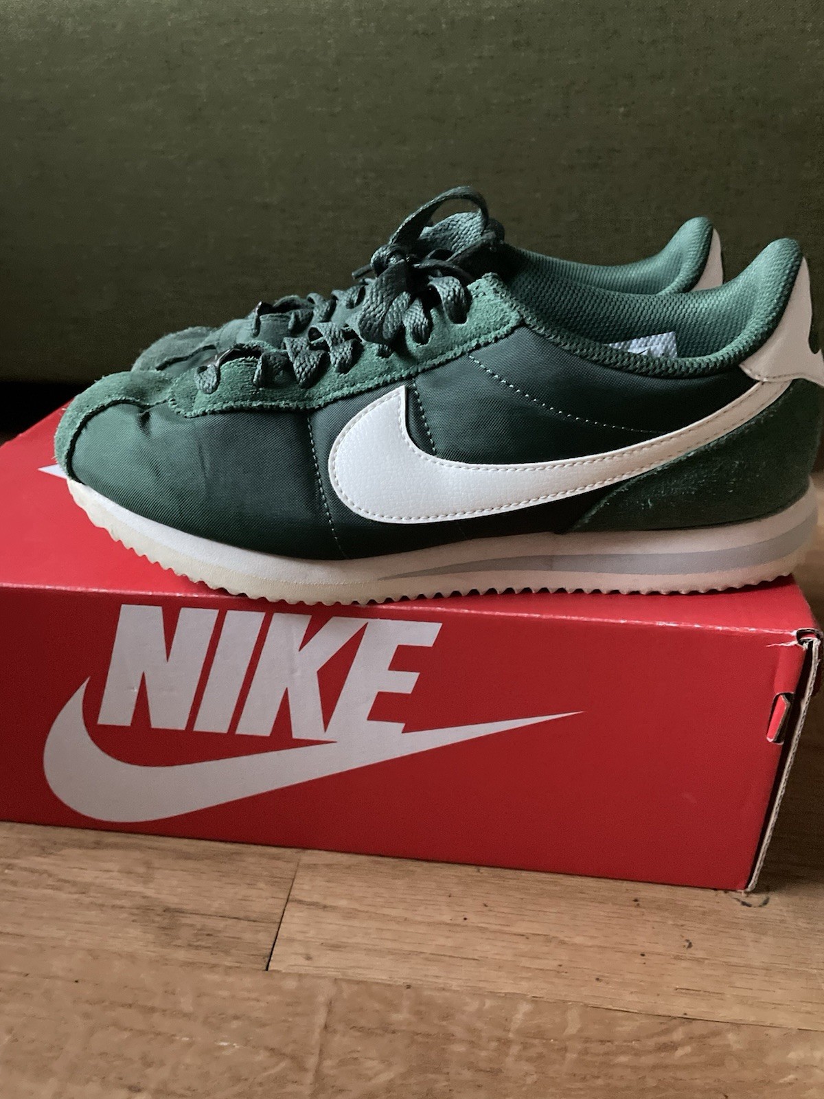 Size 8 Women’s – Nike Cortez Txt Fir Green Hunter textile limited drop