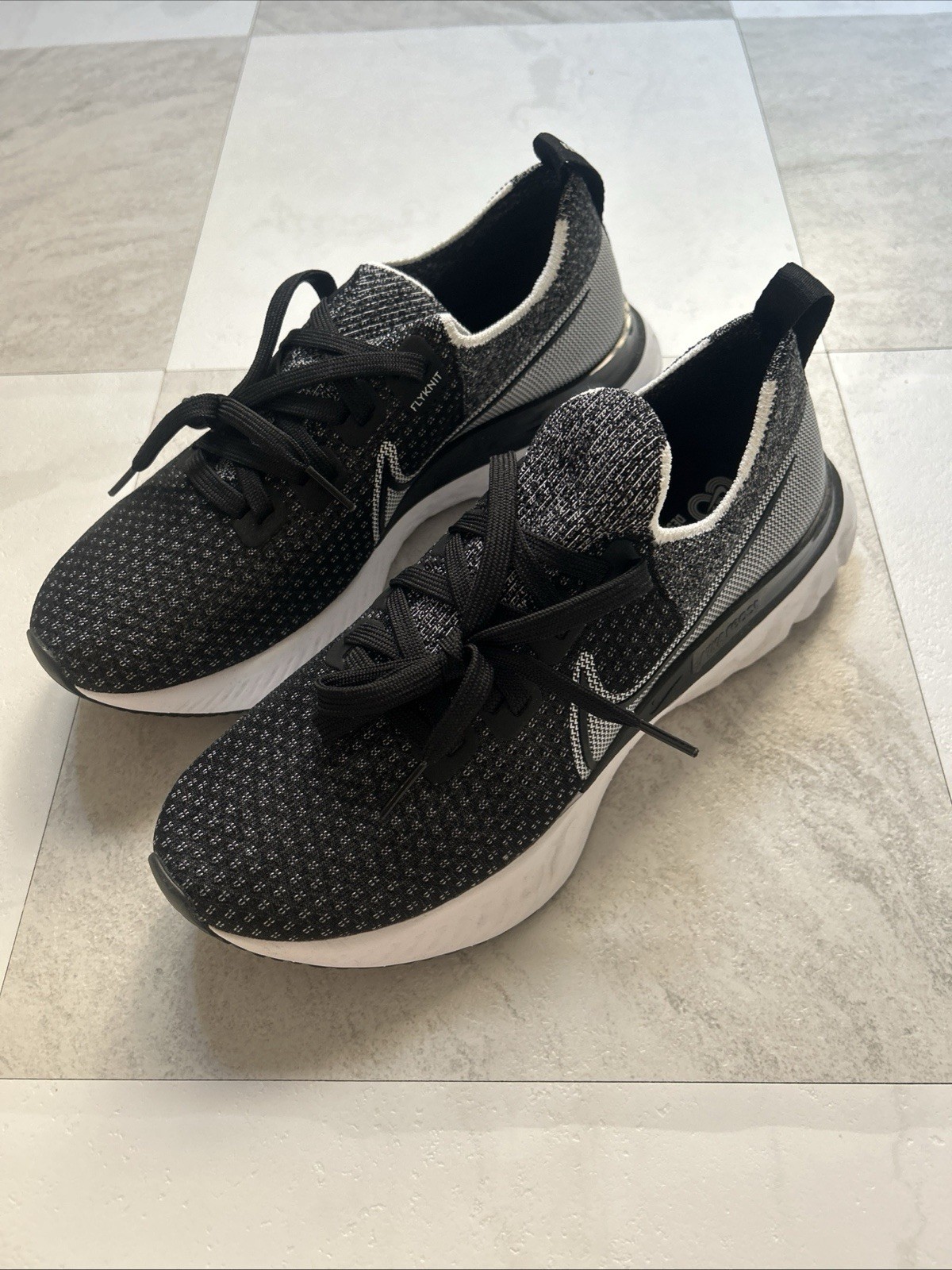 Nike Womens React Infinity Run CD4372-012 Black Running Shoes Sneakers 8.5 New
