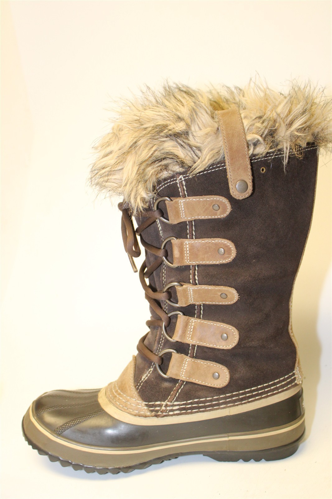 Sorel Waterproof Joan of Arctic Womens Size 7 38 2/3 Tall Warm Boots NL1540-248