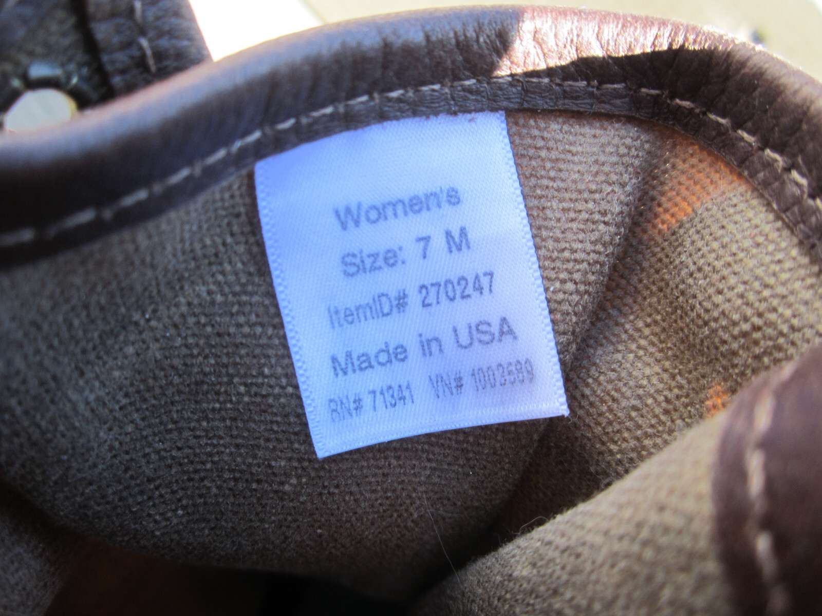 LL Bean Signature Waxed Canvas Maine Hunting Shoe Duck Boots Womens Size 7M USA
