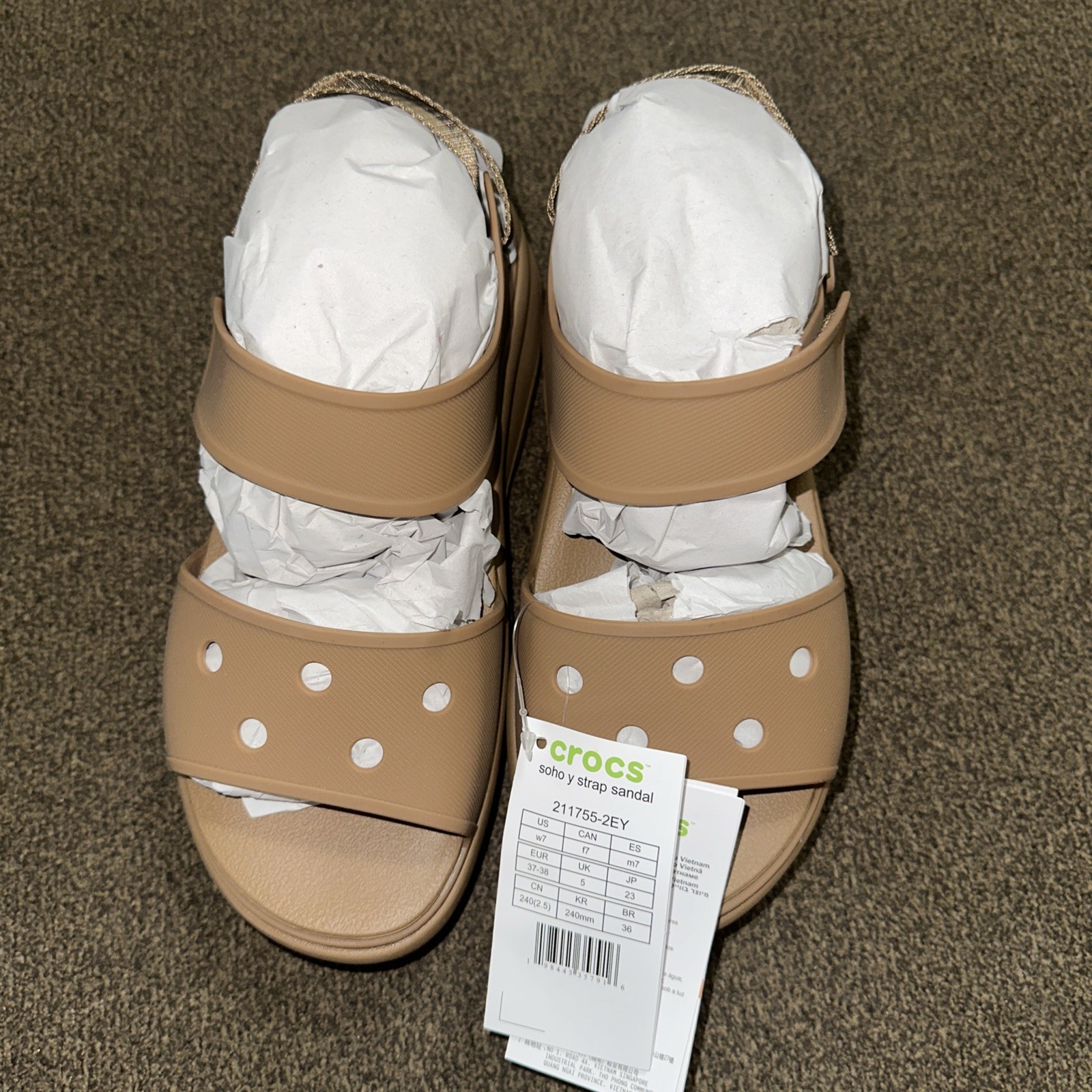 crocs soho y strap Sandal Size w7