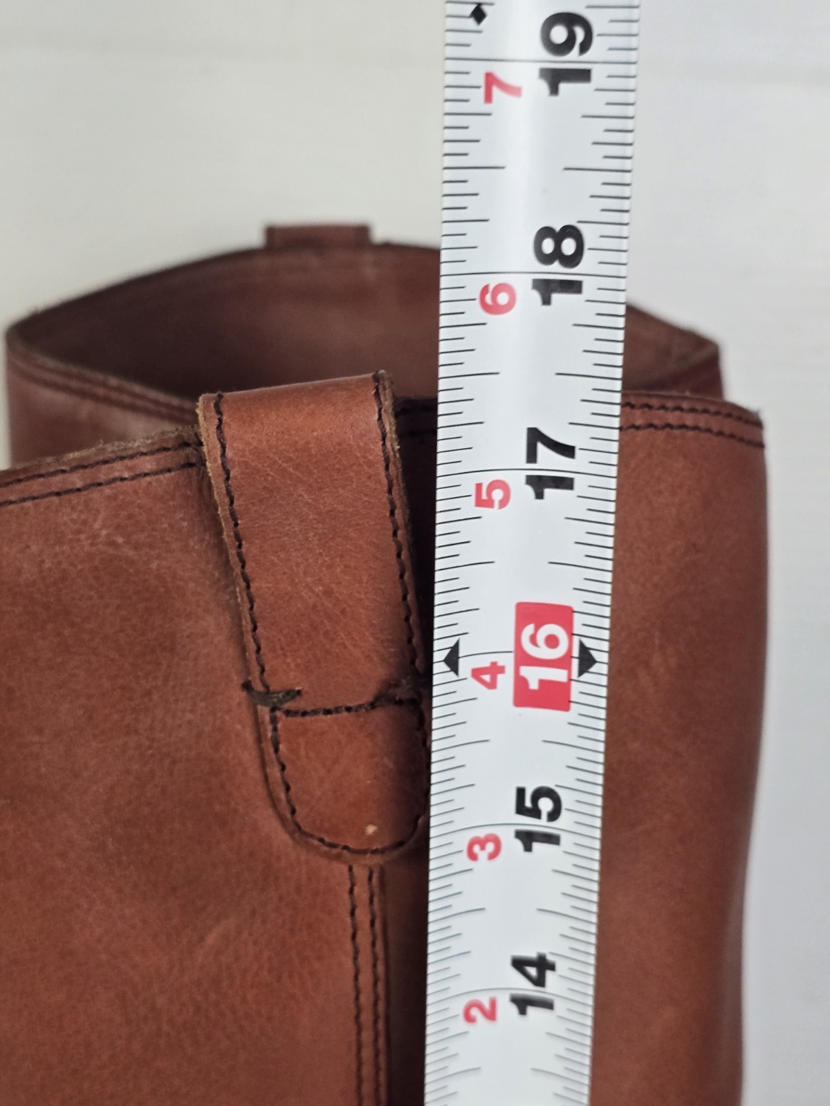 Madewell 1937 Sydney Leather Riding Boot Brown Italy Pull On Women’s 9.5