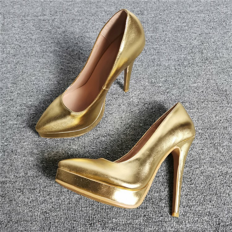 Elegant Women Pumps High Heels Platform Pumps Party Dress Shoes Woman Size 4-15