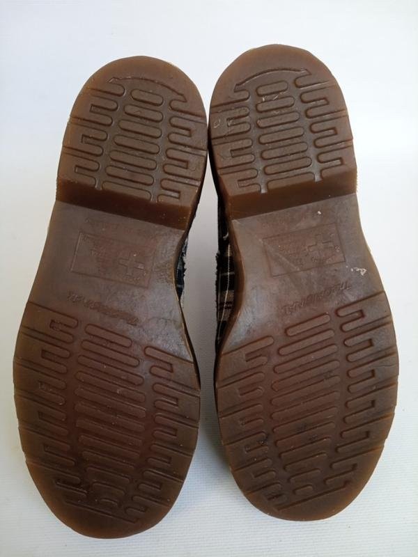 women dr martens boots grey textile 39.5