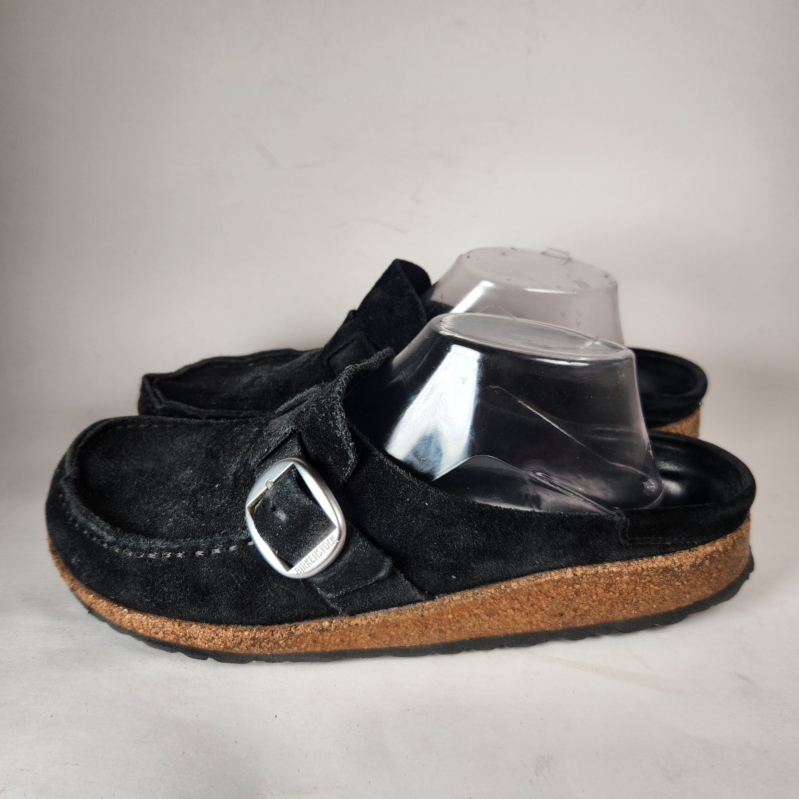 BIRKENSTOCK Women’s Buckley Clog 10 EU 41 Black Suede Boho Comfort Shoe