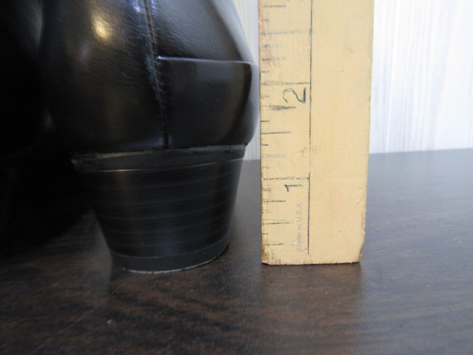 Gerry Weber Caren Black Leather Tall Boots Fur Lined Size Women EU 39 US 9