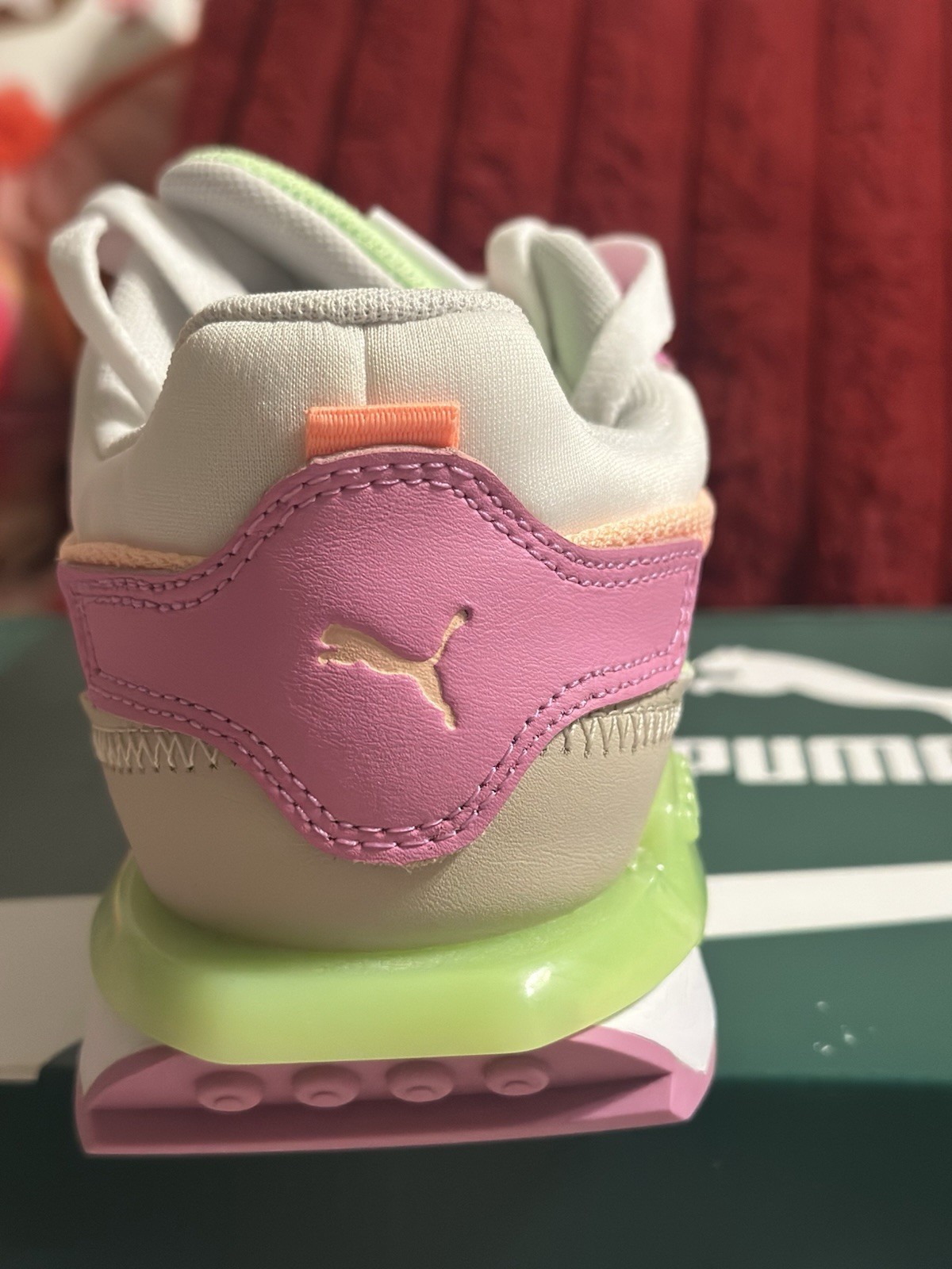 PUMA City Rider Translucent Women’s Sneakers White/Fizzy Lime 385404-01