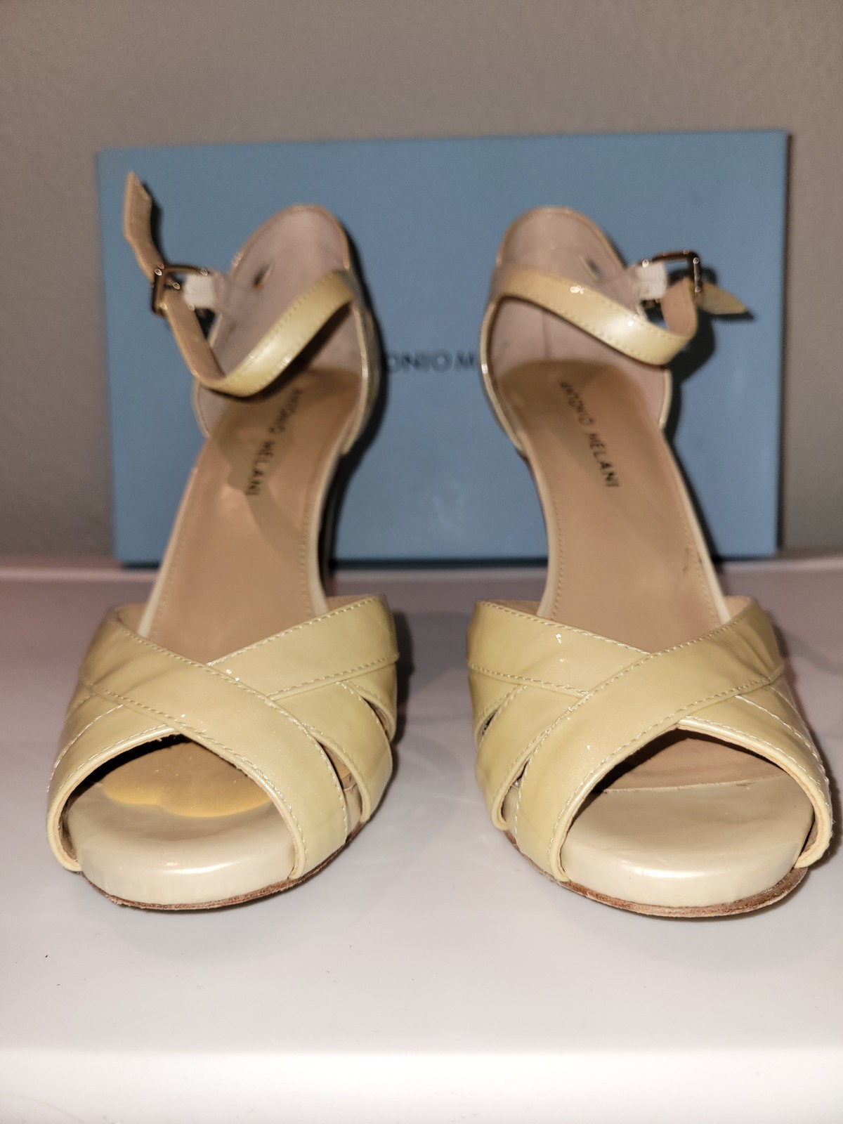 Antonio Melani High Heels Nude Beige Rice, Calista119. Size US 7.5 – Pre-owned