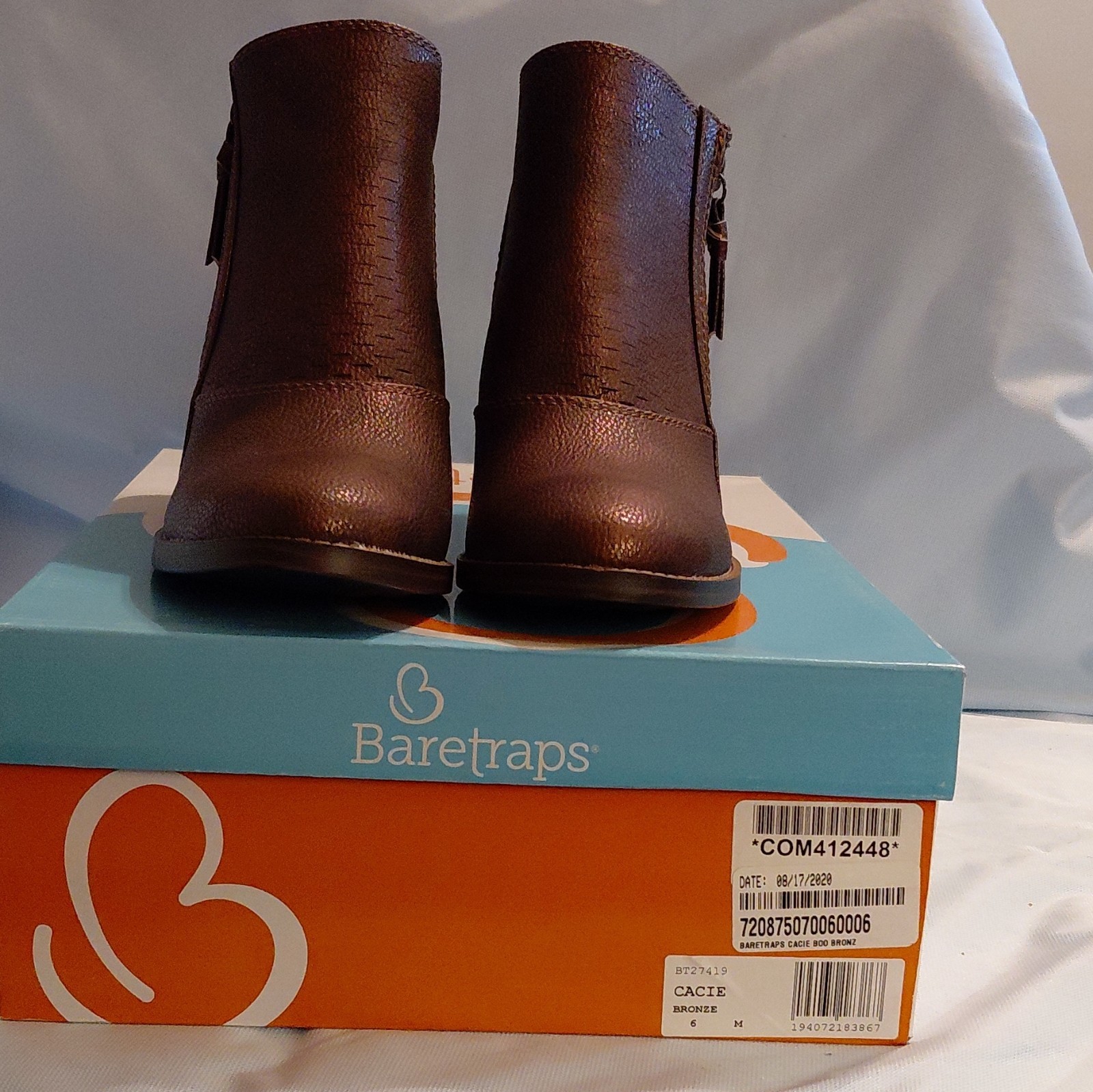 Barestraps Cacie Boo Bronz Size 6 Women