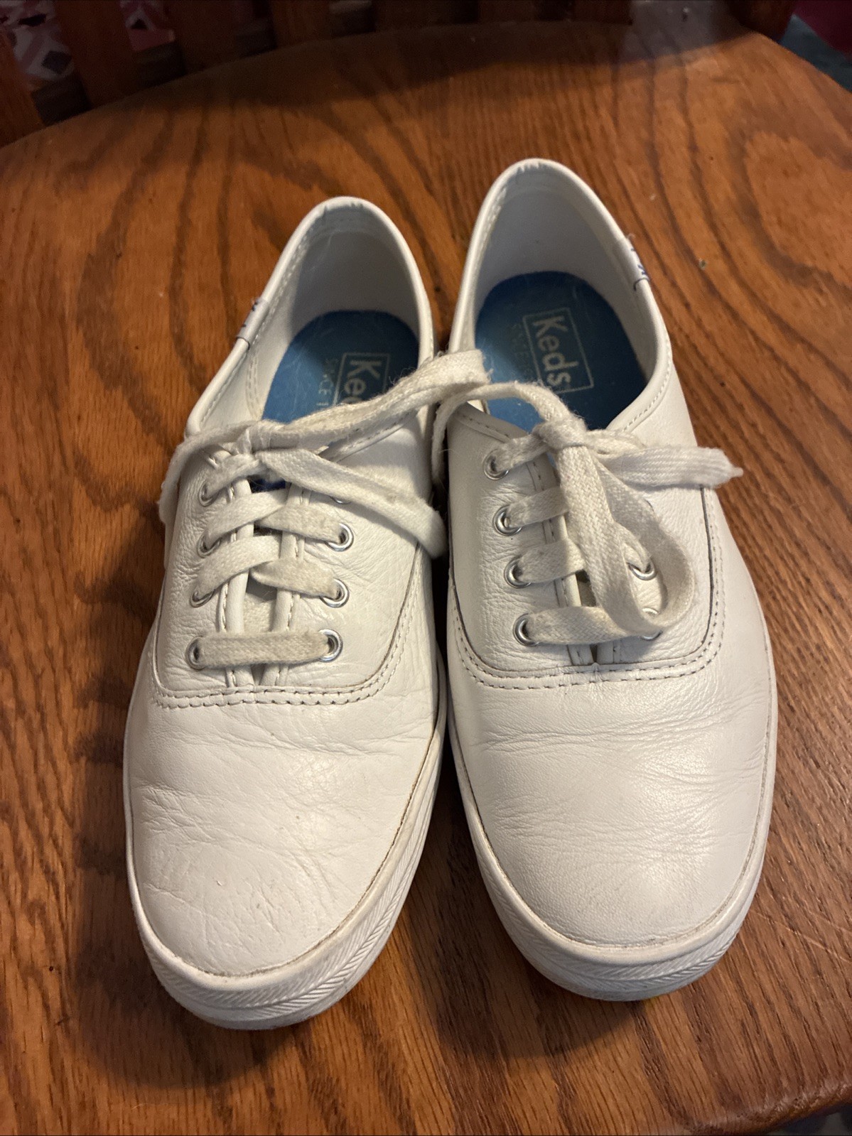 Keds Size 6 Champion White Low Top Lace-Up Sneakers Solid, WH45750M