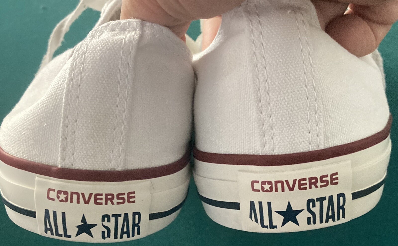 Converse All Star Shoes Size 8 Men 10 Women Color White. In Great Condition!