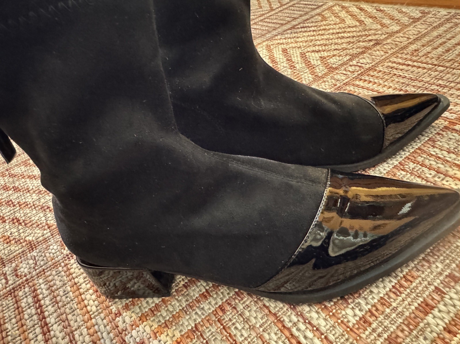 Women’s Patten & Suede Fabric