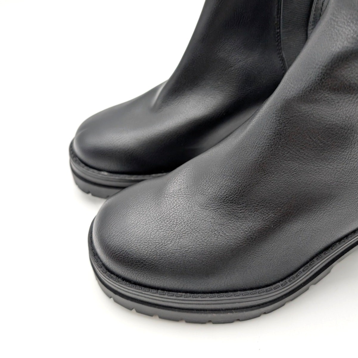 Mia Adea Platform Chelsea Ankle Boots Round Toe Women’s Black Size US10M EU41