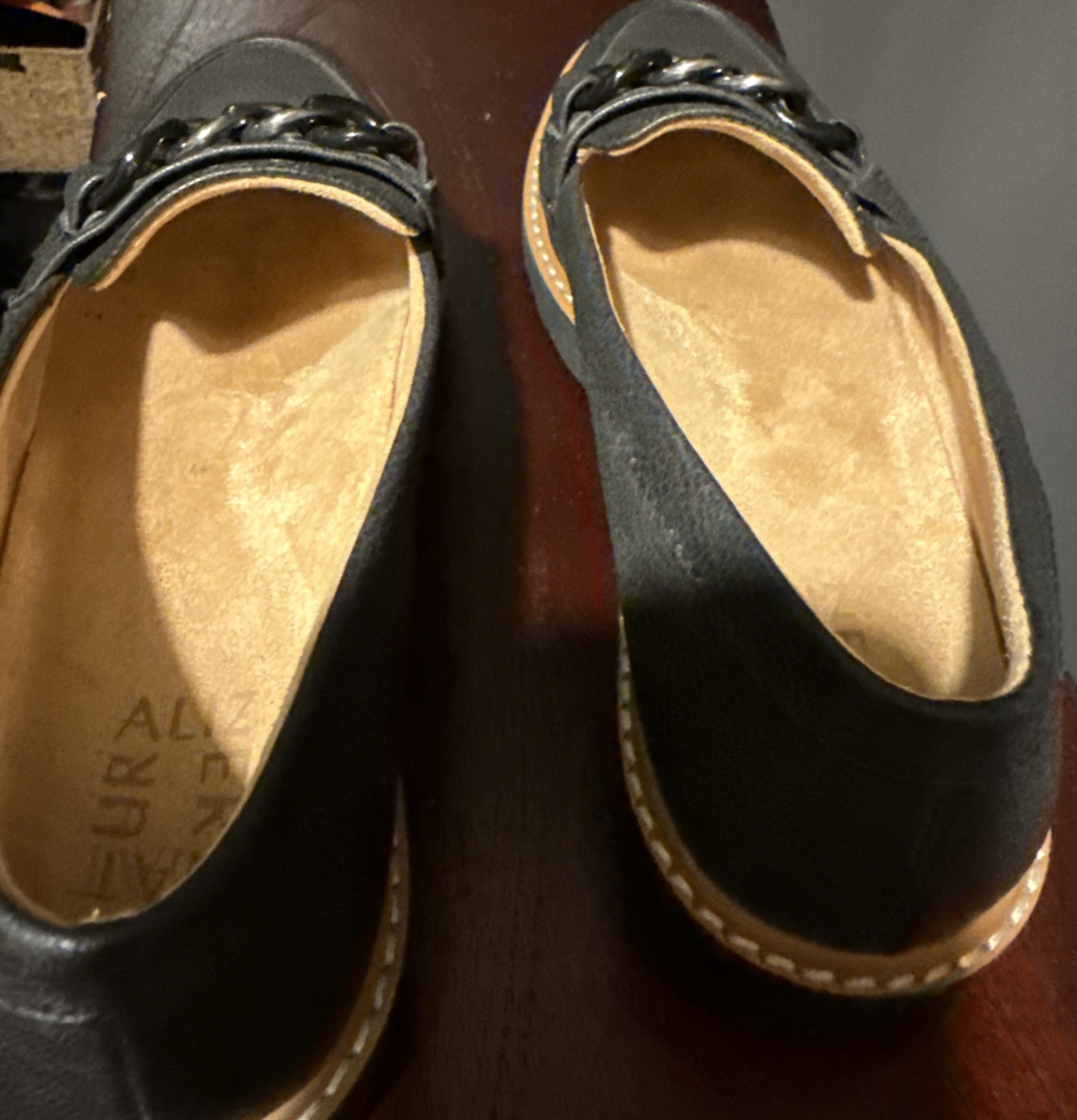 Naturalizer N5 Comfort Shoes Womens 7 M Gadget Loafers Flats Black Slip On