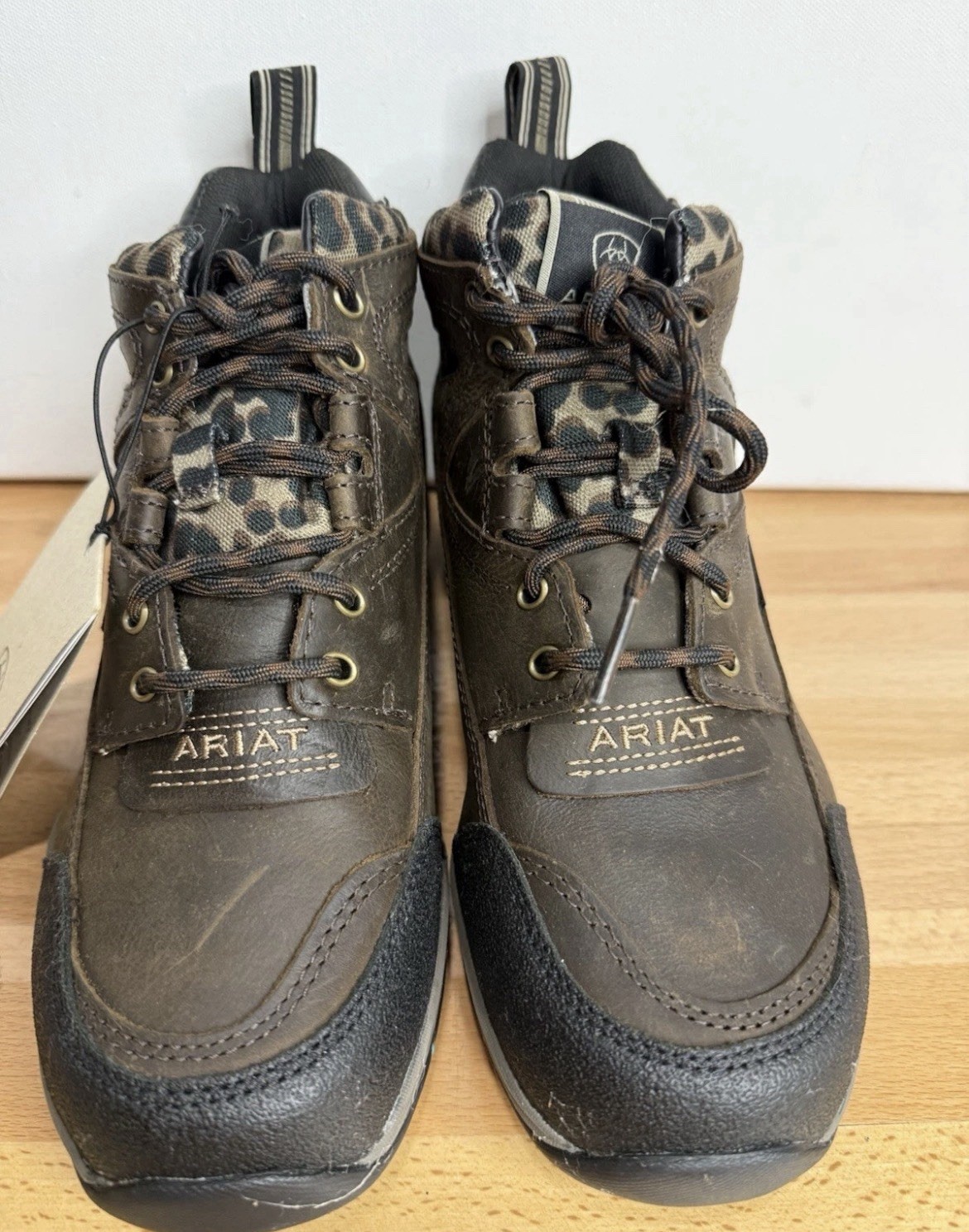Ariat Women’s Terrain H2O Waterproof Hiking Boots 7.5 Camo Leopard NWT 10053734