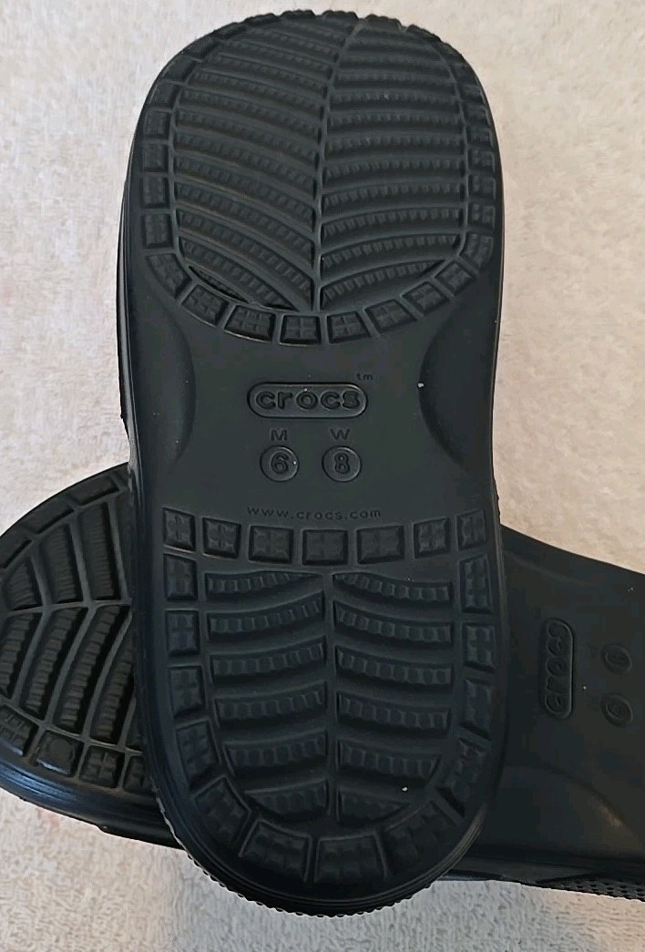 CROCS Classic Out Of This World Glow in the Dark Slide Sandals Mens 6 Womens 8