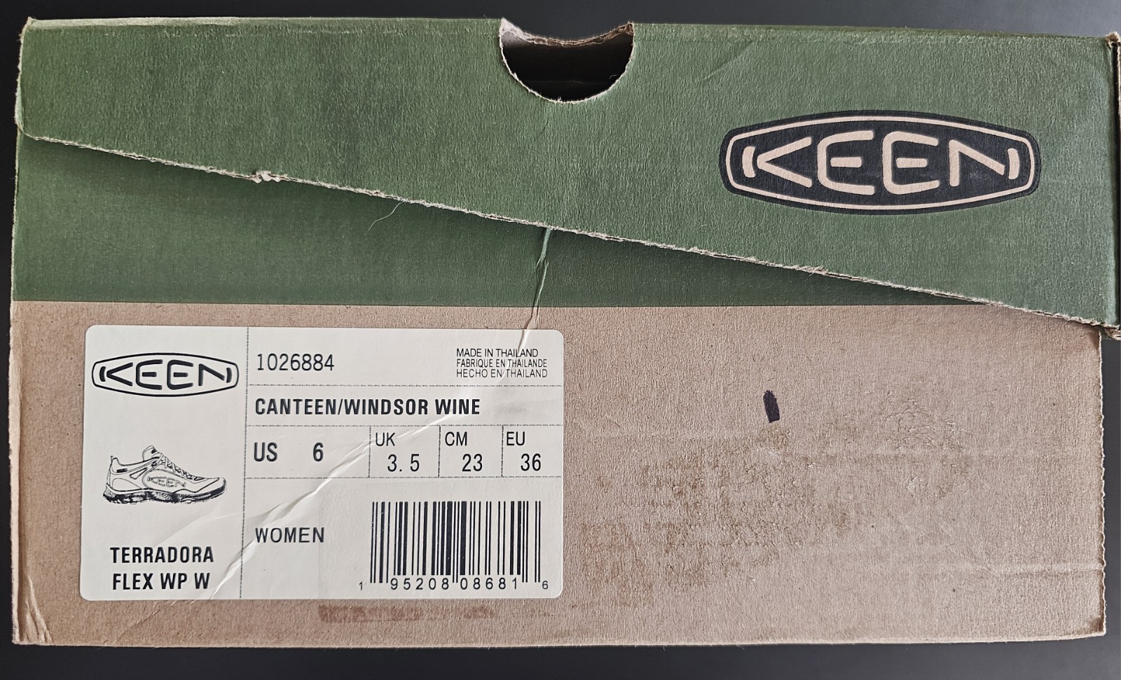 Keen Terradora Flex WP Women’s Hiking Shoe Size 6 Canteen Windsor Wine NIB