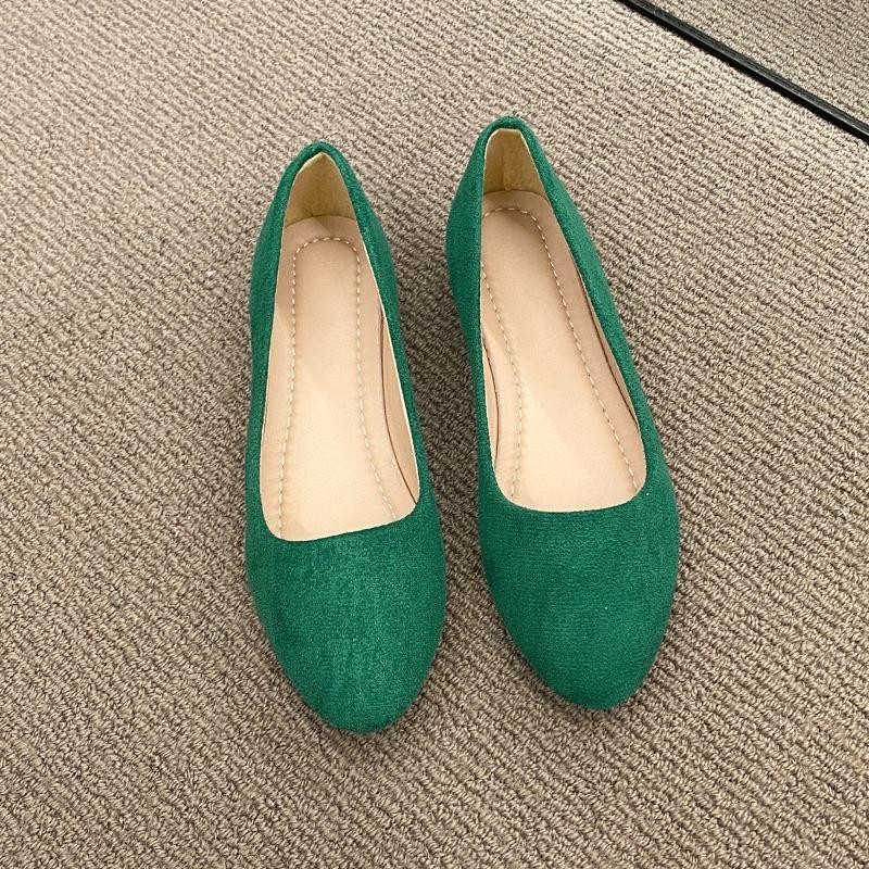 Women’s Cute Comfortable Flat Loafers Solid Color Casual Slip-on Shoes Gifted