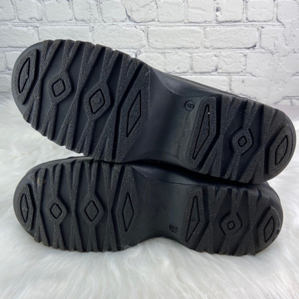 Totes Jeanie Winter Snow Boots Black Pink Size 6