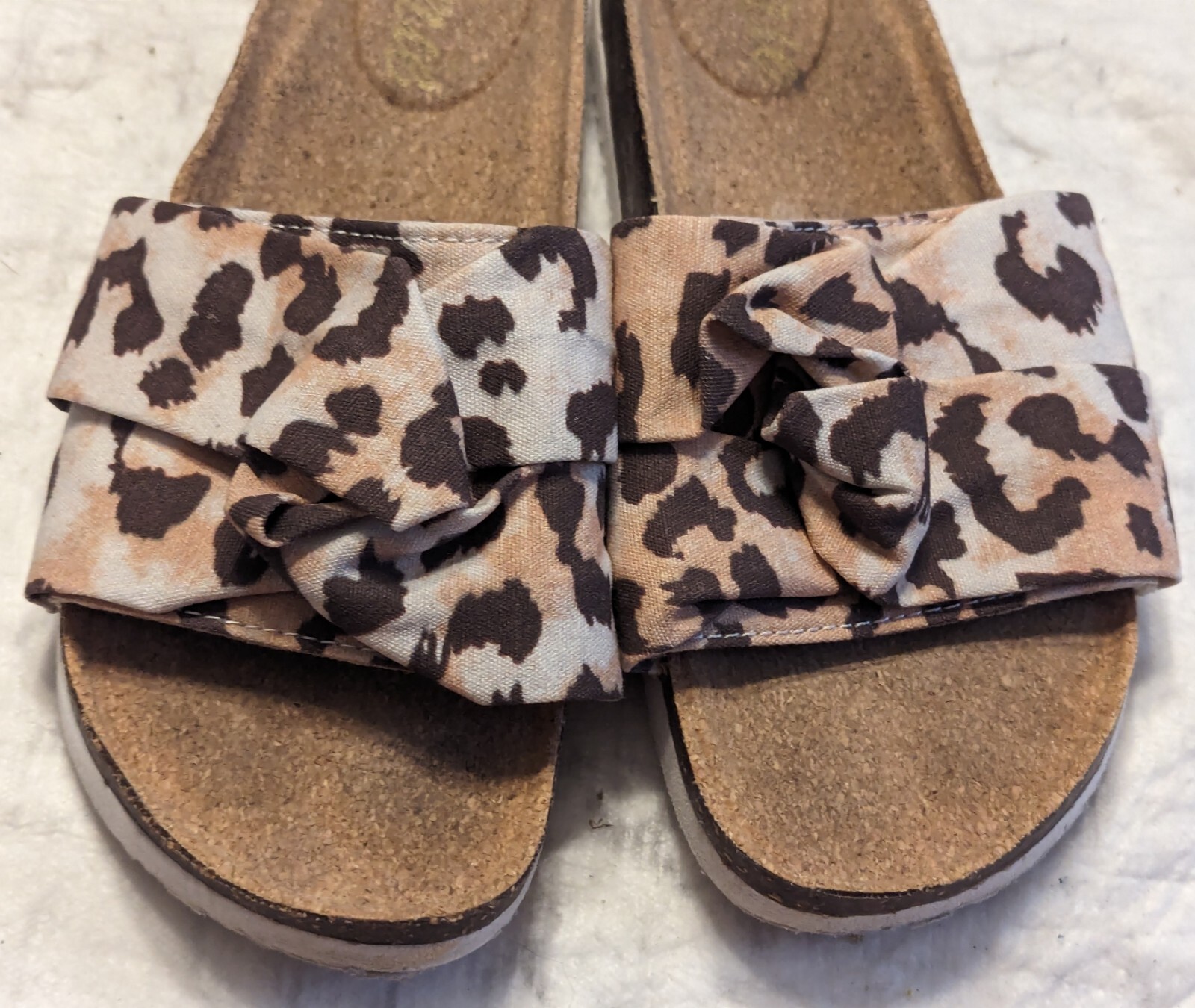 Aerie Spotted Any Mal Print Slides Sandals Size 7 / 37.5 Women’s