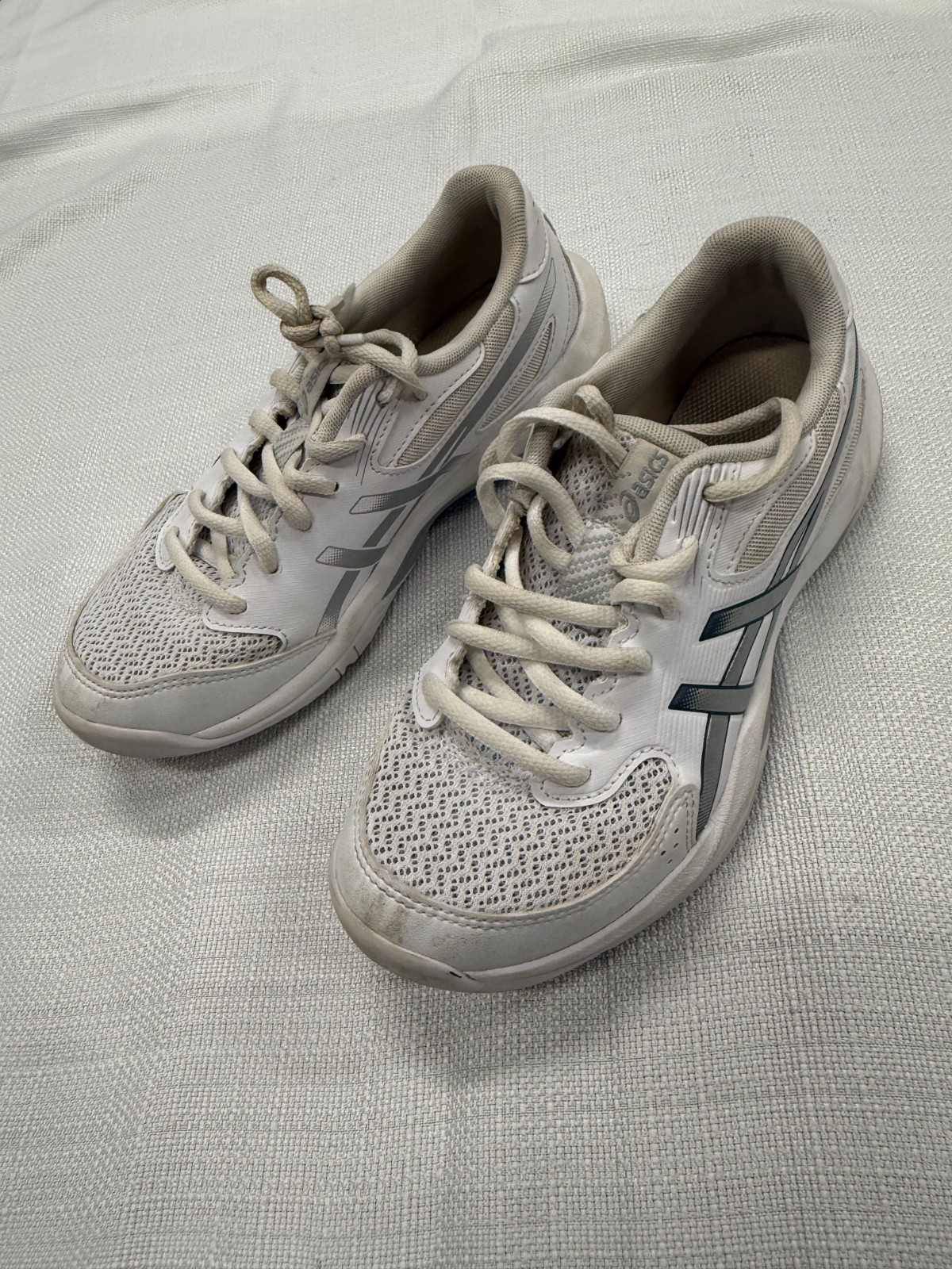 Size 6 – ASICS Gel Rocket 12 White Pure Silver W