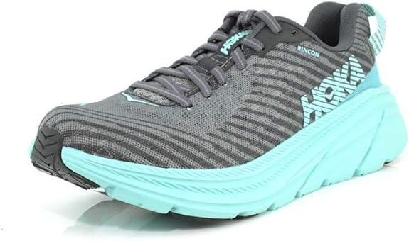 New Women’s Hoka One One Rincon Running Shoes Size 9-11 Gray/Aqua 1102875