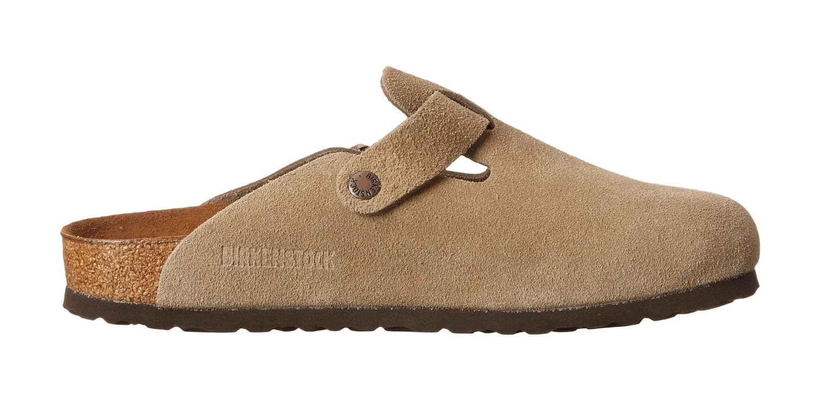 Birkenstock Boston Taupe Suede Leather Clog Shoes Narrow/Wide EU 37-45 Unisex