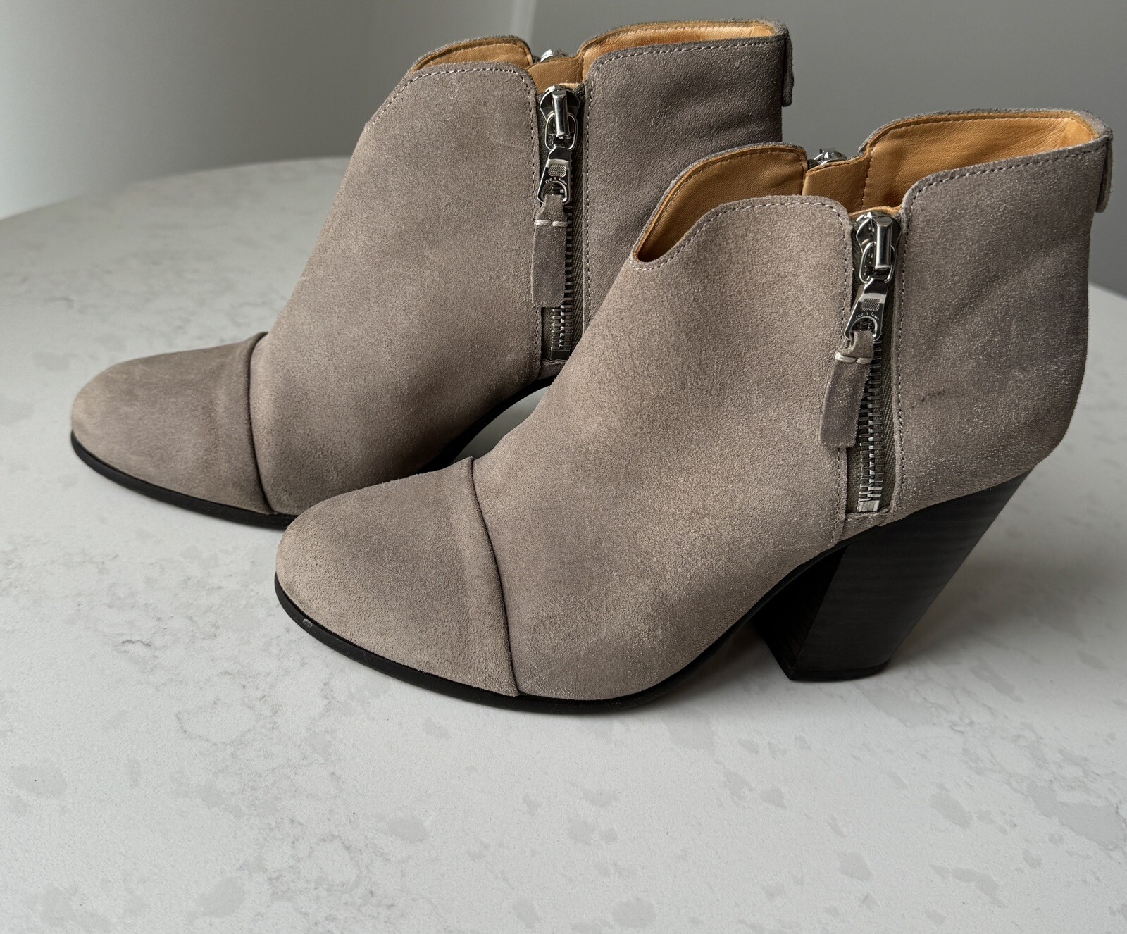 Rag and Bone Margo Ankle Boot In Color Stucco Gray Women’s Size EU 36 US 6