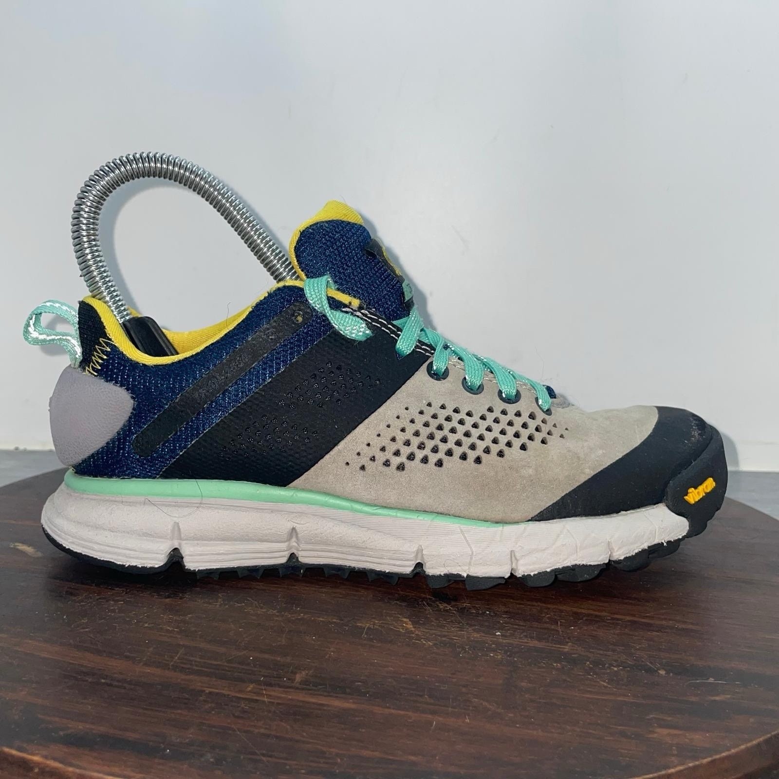 Danner Women’s Size 5 Trail 2650 Hiking Shoes Gray Blue Spectra Yellow 61283