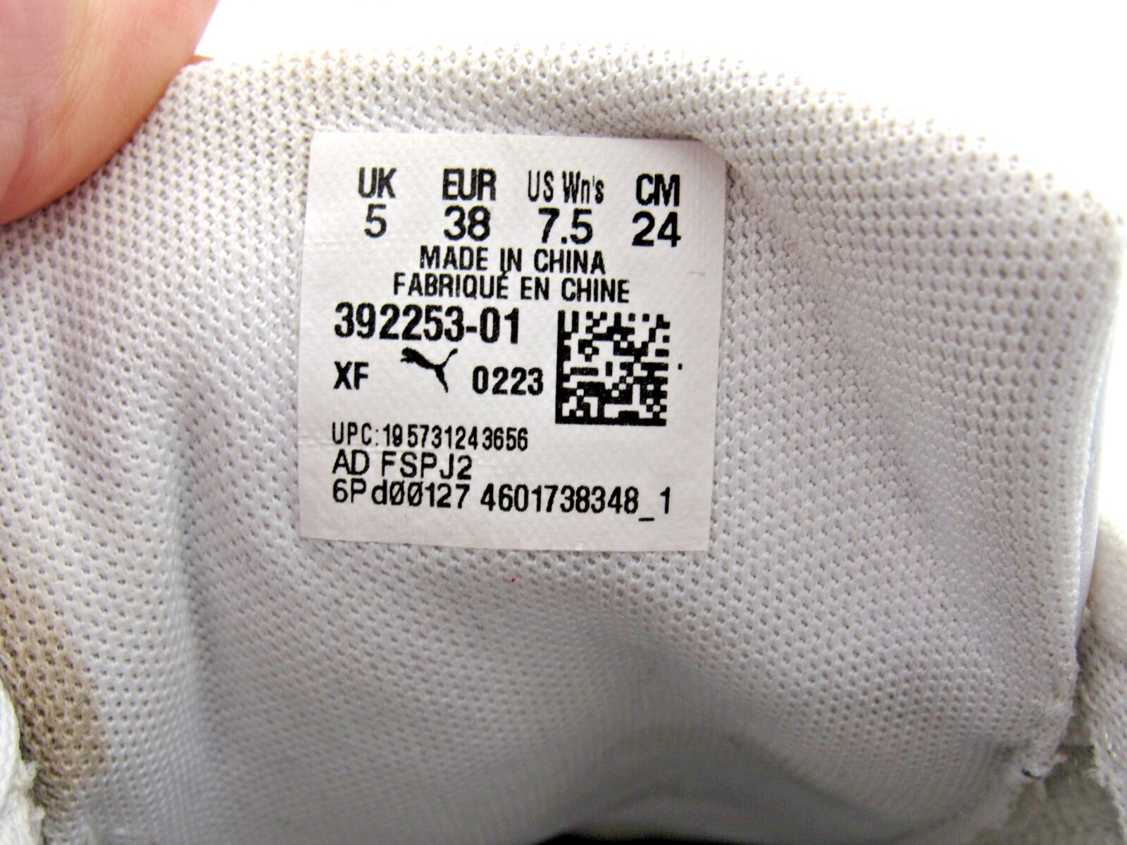 Puma Smash Platform v3 Lifestyle Low Top Women’s 7.5 Shoes 392253-01 White