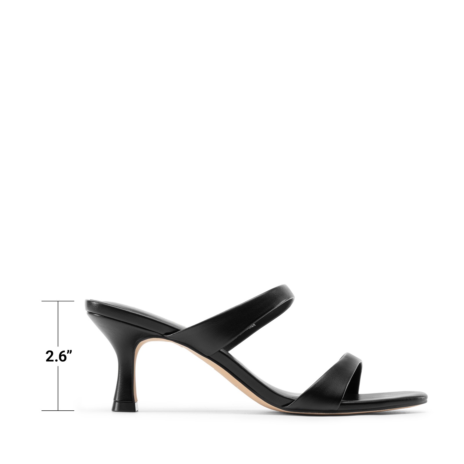 Women’s 2.6″ Kitten Heels Square Toe Two Strap Heeled Sandals Summer Party Shoes