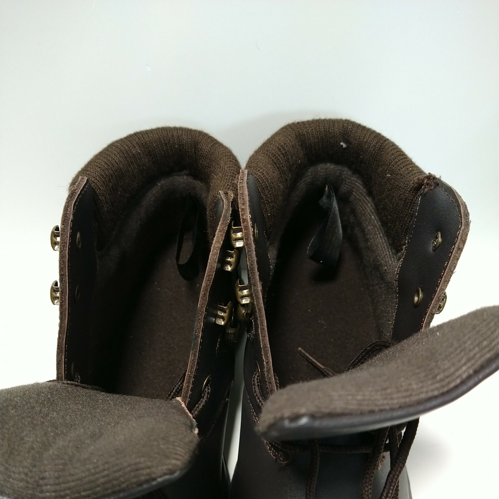 Wanderlust Boston Ladies Workboots Size 6 Low Ankle Boots Brown Leather Look