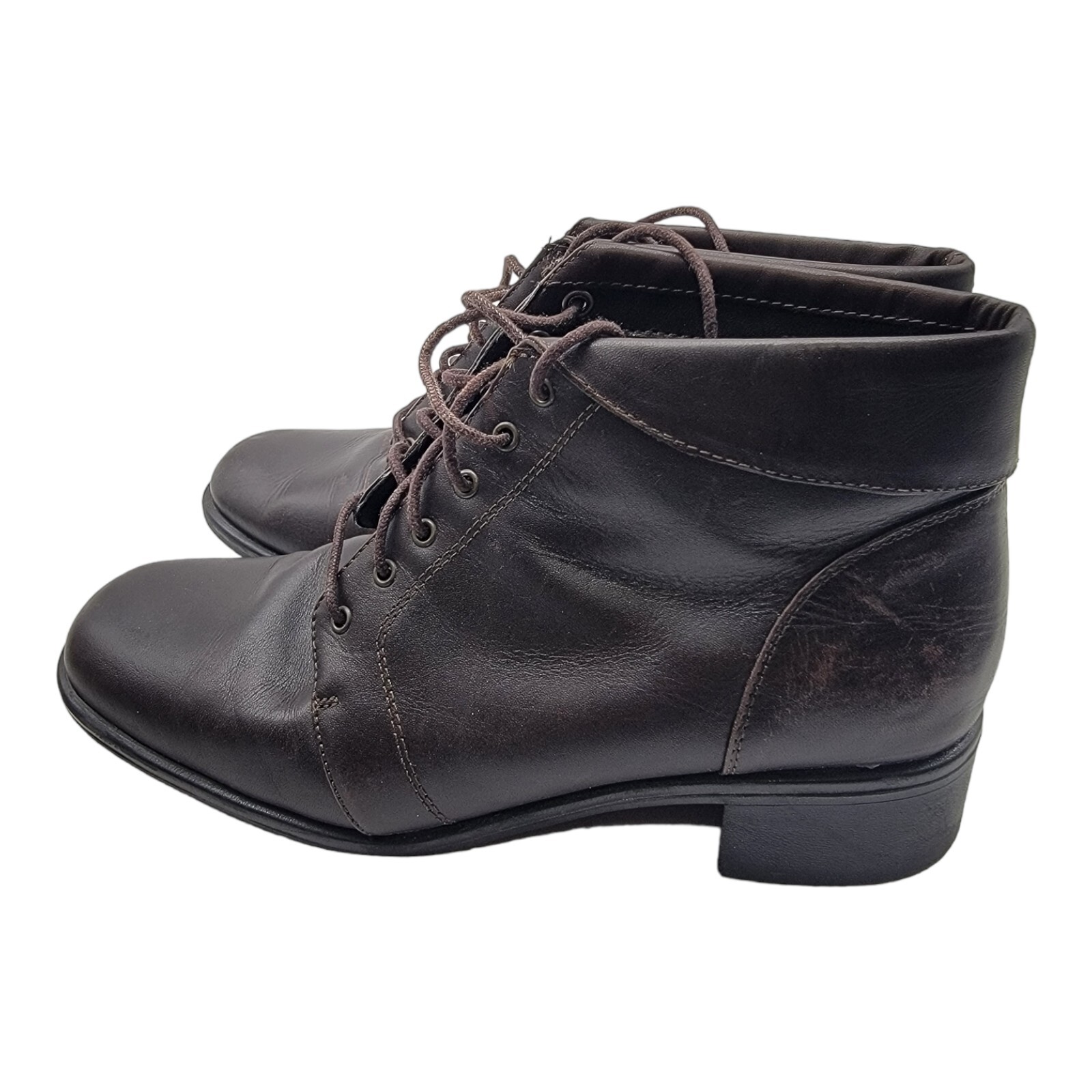 Classic Elements Shoes Womens Size 7 Brown Lenni Ankle Boots Casual Booties
